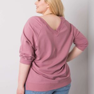 Wholesale Dirty pink sweatshirt plus size Alexandria