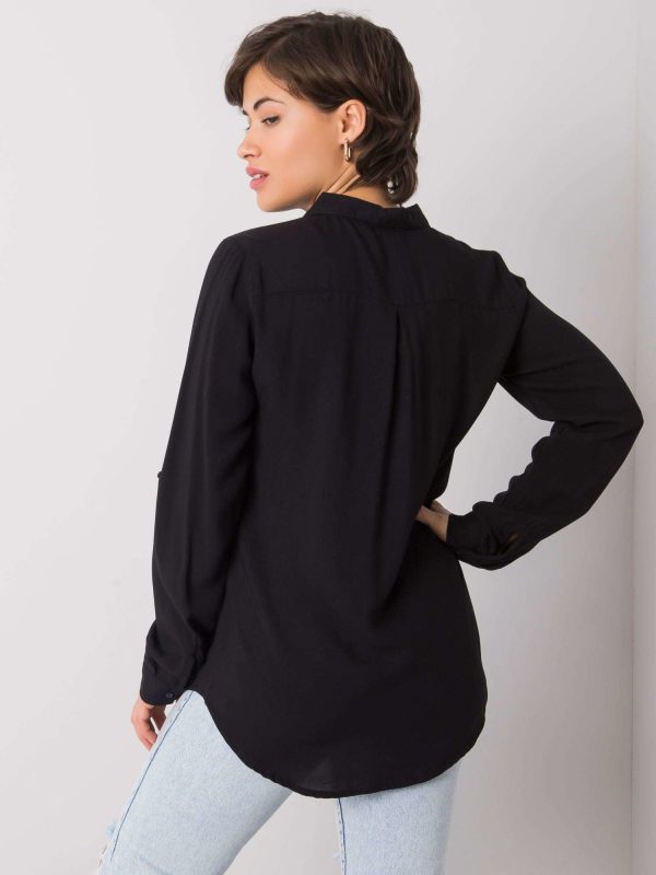 Wholesale Black classic shirt Yvaine RUE PARIS