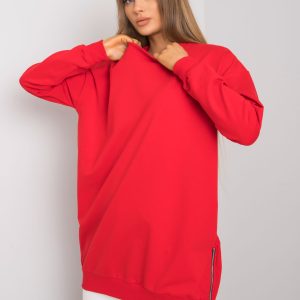 Wholesale Rhiannon Red Long Sleeve Tunic