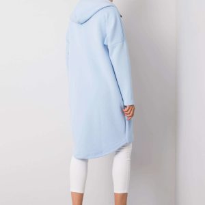 Wholesale Tina RUE PARIS light blue sweatshirt