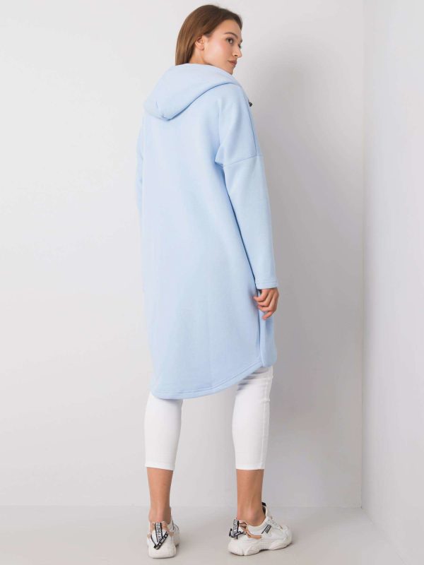 Wholesale Tina RUE PARIS light blue sweatshirt