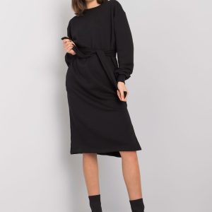 Wholesale Longview RUE PARIS black sweatshirt dress