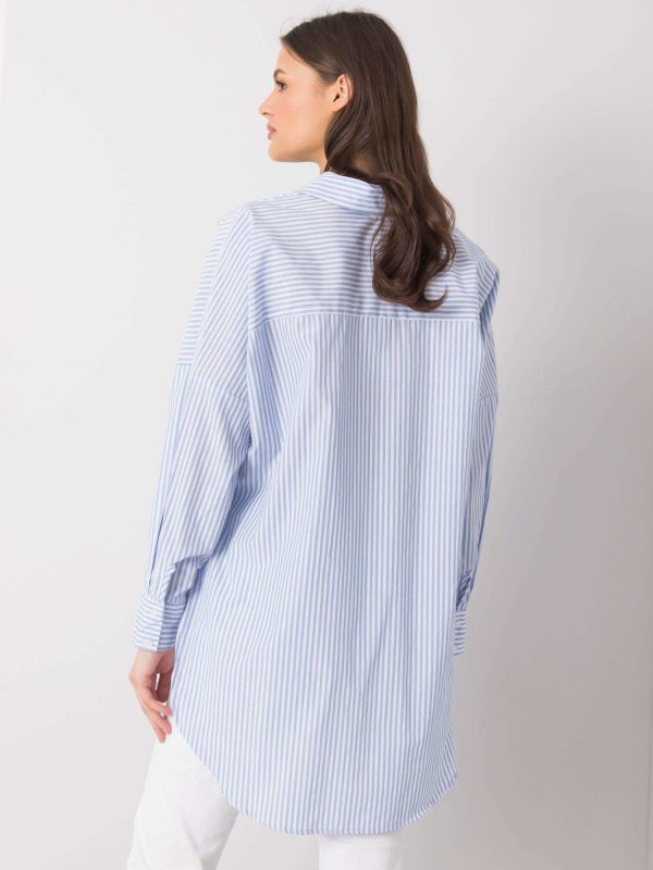 Wholesale Blue and white striped shirt Malena RUE PARIS