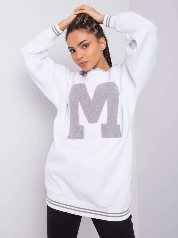 Wholesale Marie RUE PARIS white sweatshirt