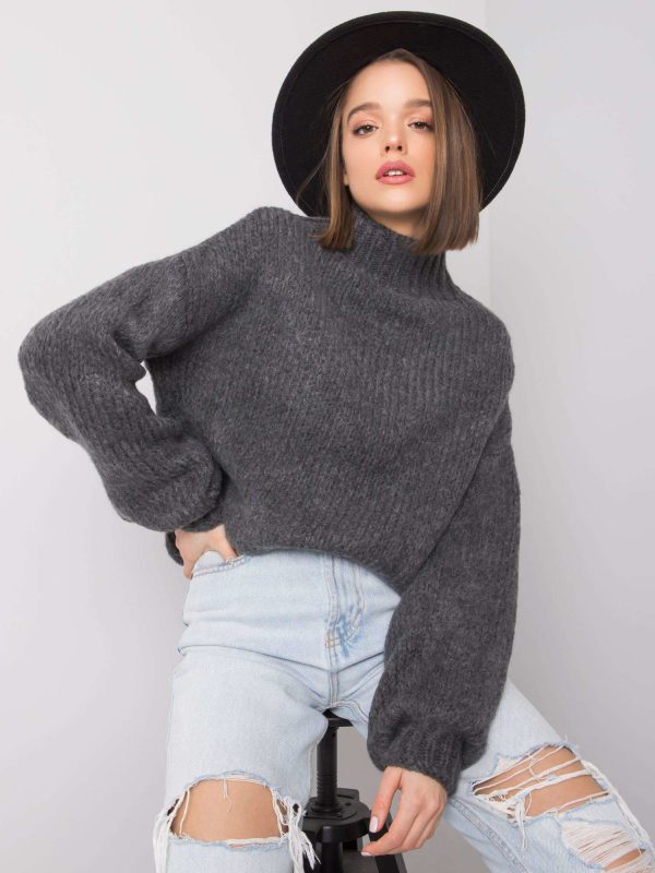 Wholesale Dark Grey Ariana Sweater