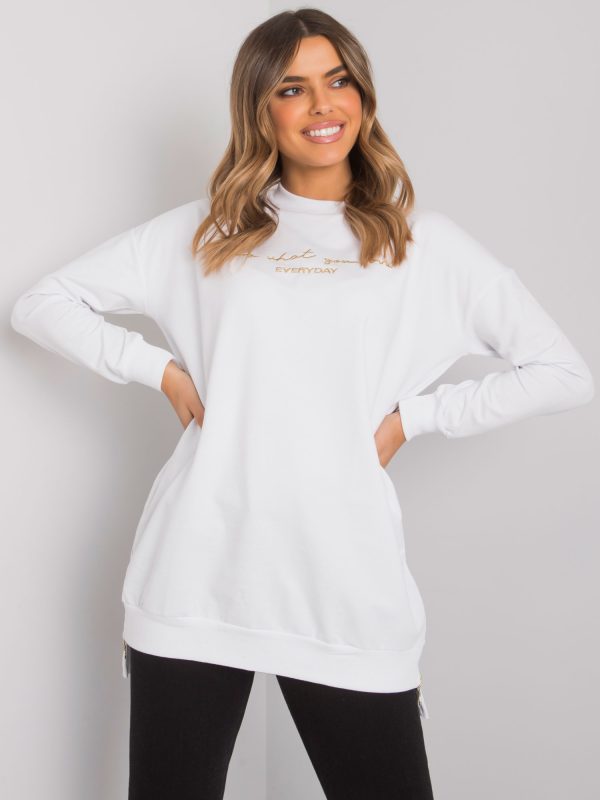 Wholesale White tunic with inscription Bradenton RUE PARIS