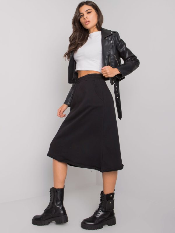 Wholesale Black Rushmoor tracksuit skirt