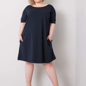 Wholesale Navy blue plus size dress Bellamy