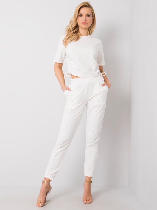 Wholesale Journi RUE PARIS white casual set