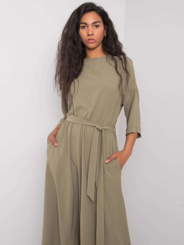 Wholesale Khaki jumpsuit Charlee RUE PARIS