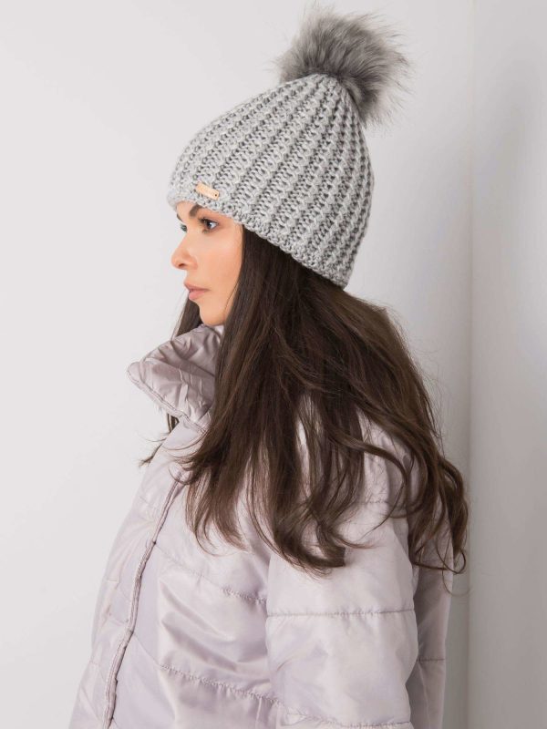 Wholesale Grey Women's Winter Hat