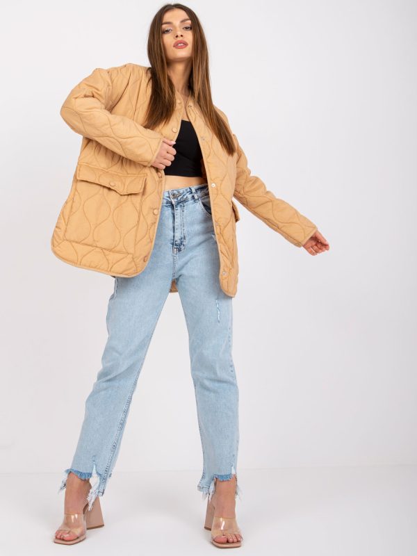 Wholesale Camel Transitional Jacket Callie RUE PARIS