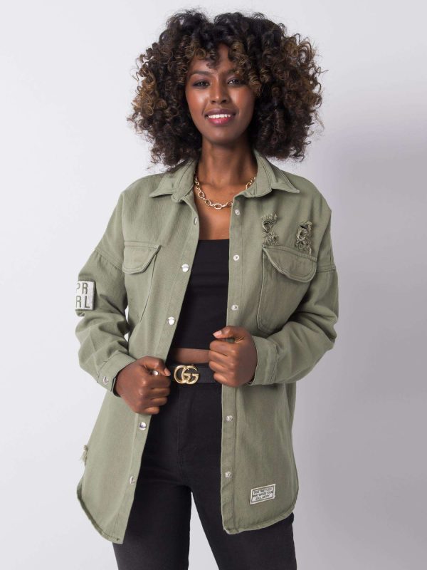 Wholesale Khaki shirt Kiana RUE PARIS