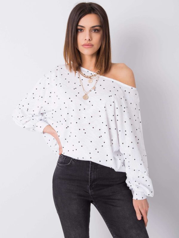 Wholesale White polka dot blouse Mabel RUE PARIS