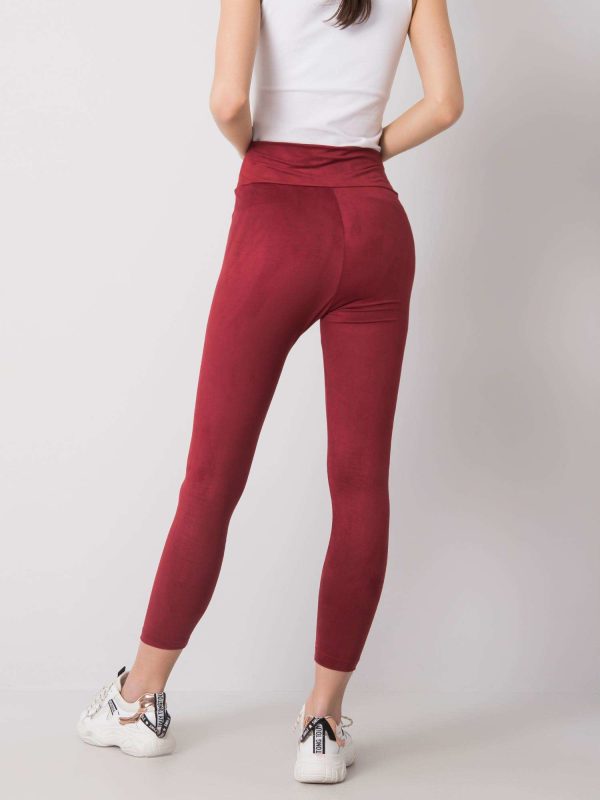 Wholesale Burgundy leggings for women Aesha RUE PARIS