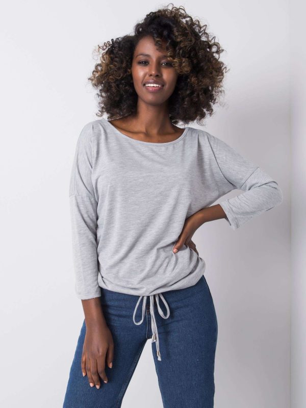 Wholesale Gray blouse Jaliyah