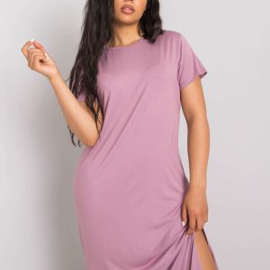 Wholesale Nanette Dirty Pink Plus Size Dress