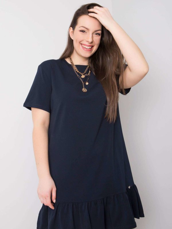 Wholesale Navy Blue Plus Size Dress Sarah