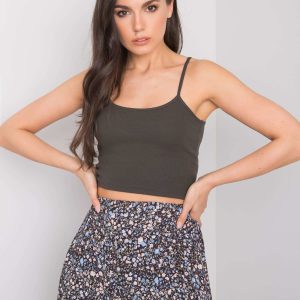 Wholesale Dark khaki short top Chelo RUE PARIS