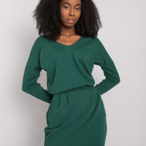 Wholesale Dark green dress Kloe RUE PARIS
