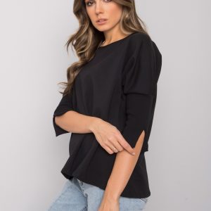 Wholesale Black Loose Blouse Hassina