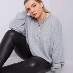 Wholesale Grey plus size sweatshirt Mischa