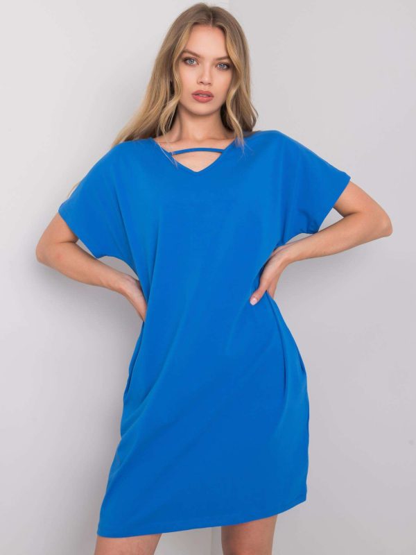 Wholesale Dark blue casual dress Rianna RUE PARIS