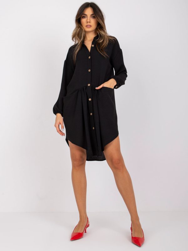 Wholesale Black oversized dress Monica RUE PARIS