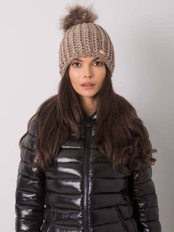 Wholesale Dark Beige Women's Winter Hat