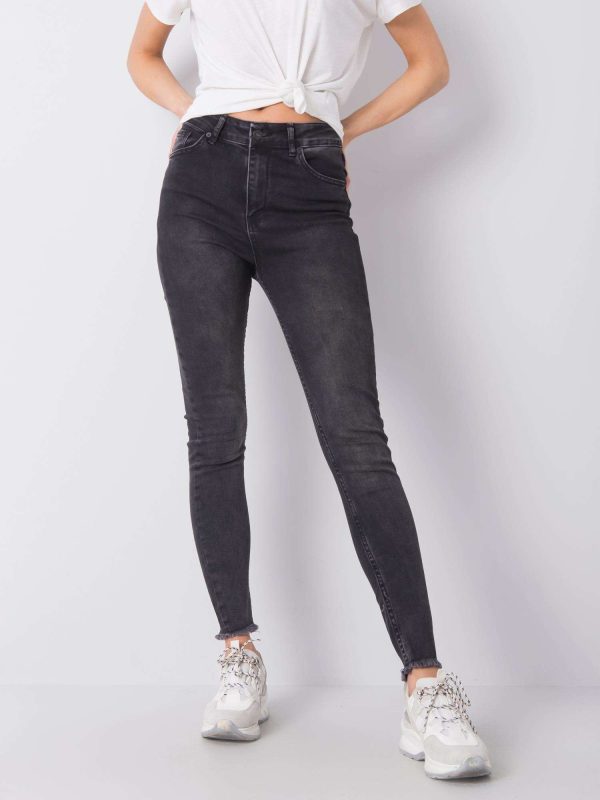 Wholesale Black slim fit jeans Taliyah RUE PARIS