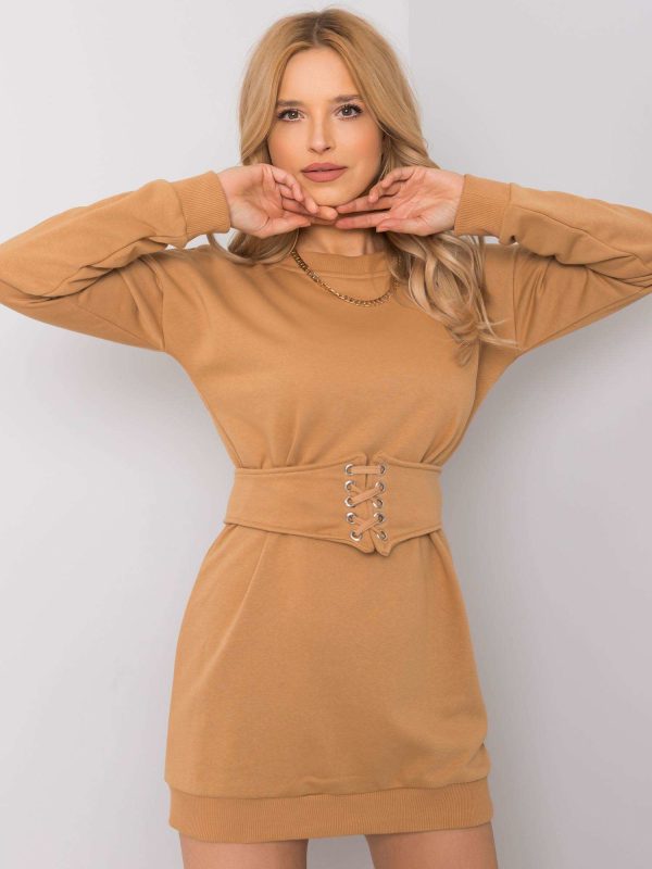 Wholesale Camel dress Joyce RUE PARIS