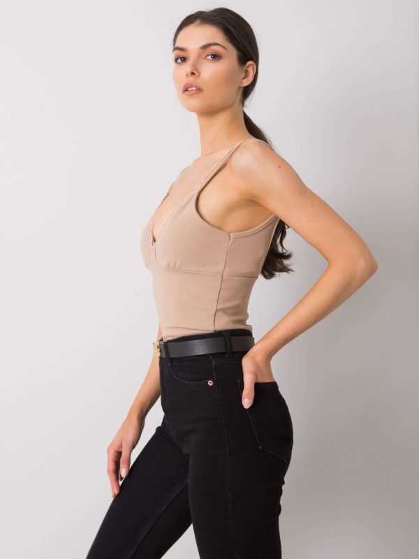 Wholesale Beige short top Zemya RUE PARIS