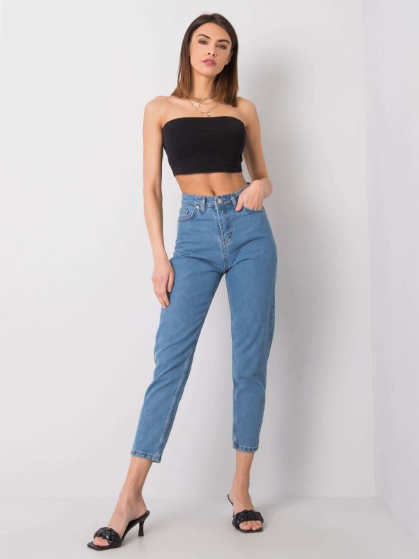 Wholesale Blue mom jeans Raveena RUE PARIS