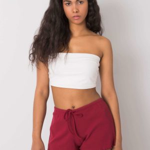 Wholesale Burgundy shorts Elmira RUE PARIS
