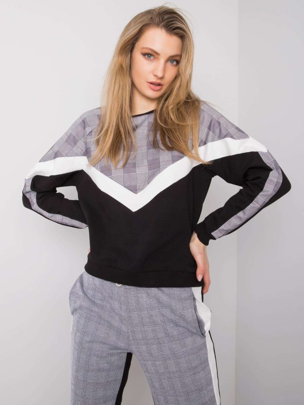 Wholesale Grey-black casual set Mistery RUE PARIS