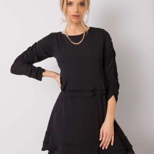 Wholesale Black cocktail dress Camilla RUE PARIS