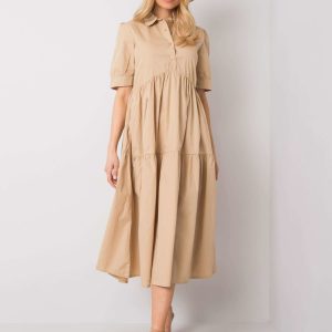 Wholesale Roselyn RUE PARIS beige dress