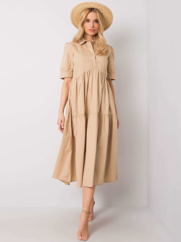 Wholesale Roselyn RUE PARIS beige dress