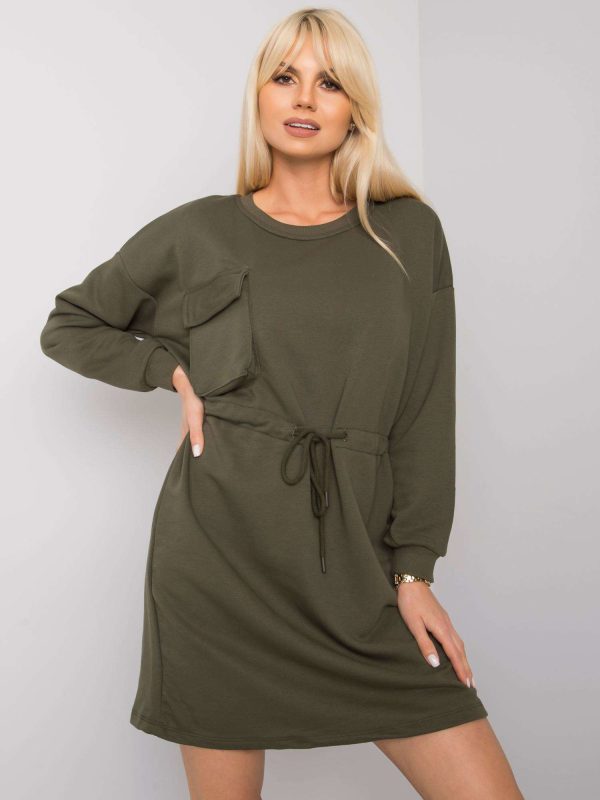 Wholesale Khaki Oversize Dress Kelbi RUE PARIS