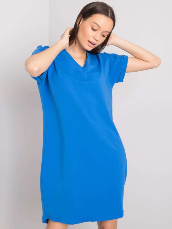 Wholesale Dark blue casual dress Tillie RUE PARIS