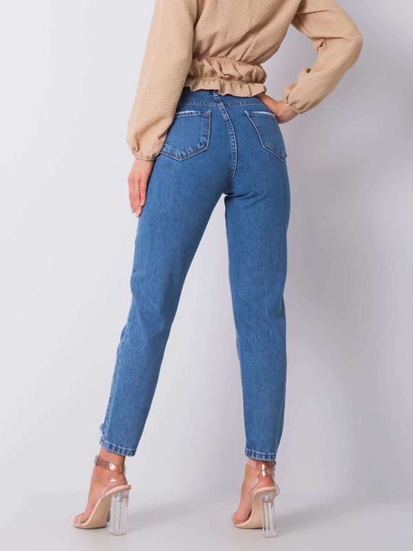 Wholesale Blue mom jeans Cindy RUE PARIS