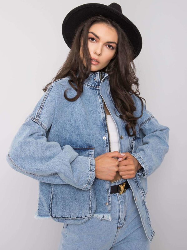 Wholesale Blue denim jacket Coralee RUE PARIS