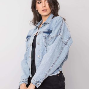 Wholesale Light blue short denim jacket Faenza RUE PARIS