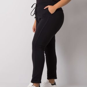 Wholesale Alva Black Plus Size Sweatpants