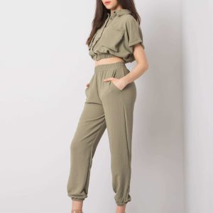 Wholesale Khaki set Janis RUE PARIS