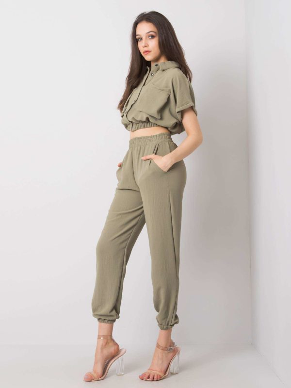 Wholesale Khaki set Janis RUE PARIS