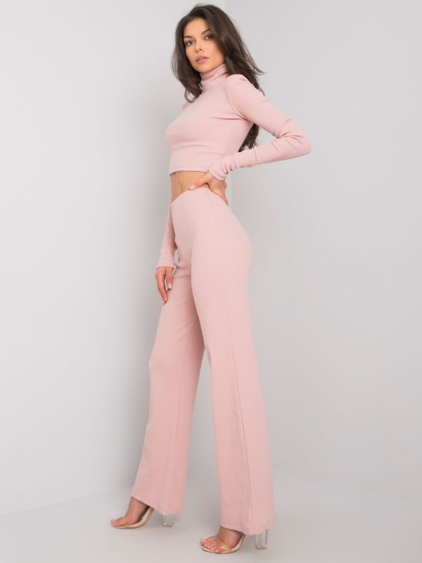 Wholesale Dirty pink set with trousers Juberri RUE PARIS