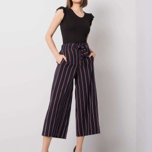 Wholesale Navy blue trousers Valerie RUE PARIS