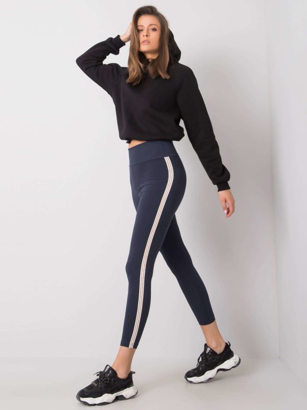 Wholesale Navy blue leggings Kali RUE PARIS