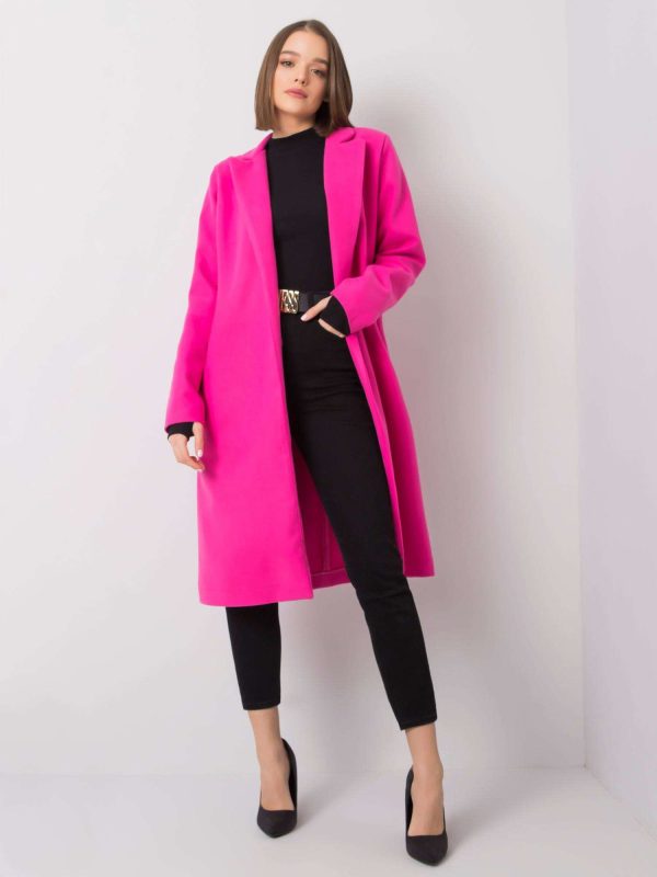 Wholesale Fuchsia coat Hettie RUE PARIS